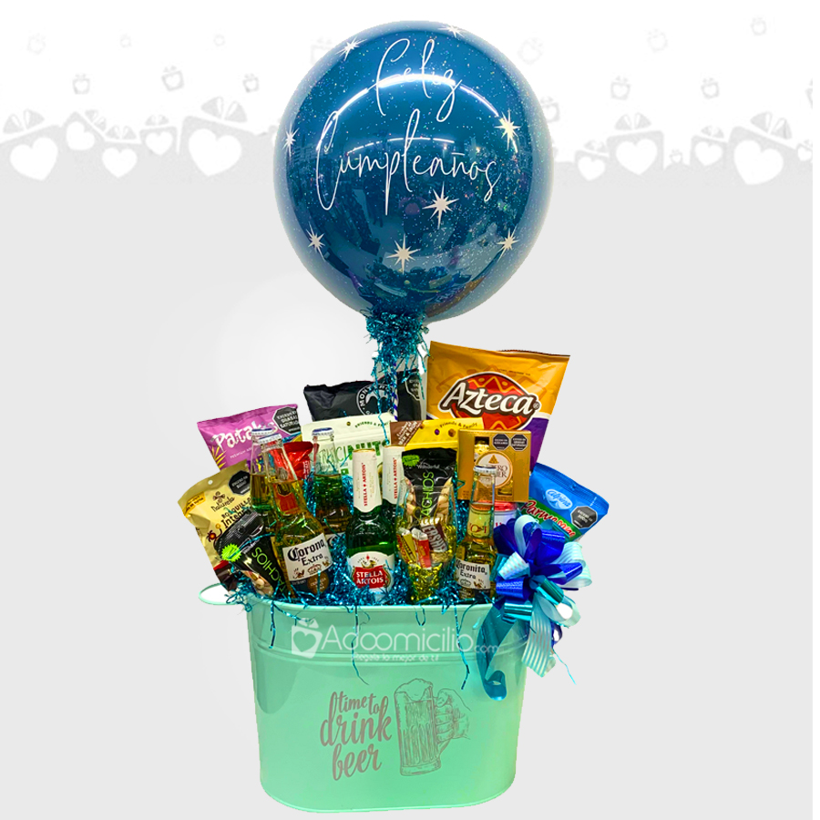 Ancheta De Cumpleaños Con Cerveza Para Hombre A Domicilio En Cali Pedido Con Un Día De Anticipación 