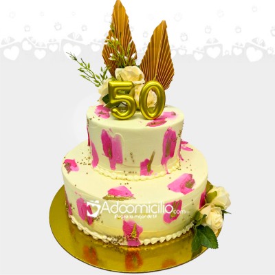 Torta De Dos Pisos Para Cumpleaños A Domicilio En Cali Pedido Con Un 2 De Anticipación 