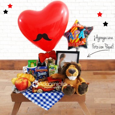 Regalos día del padre Desayunos Sorpresa Mr Bigotes Pedido Con Un Día De Anticipación 