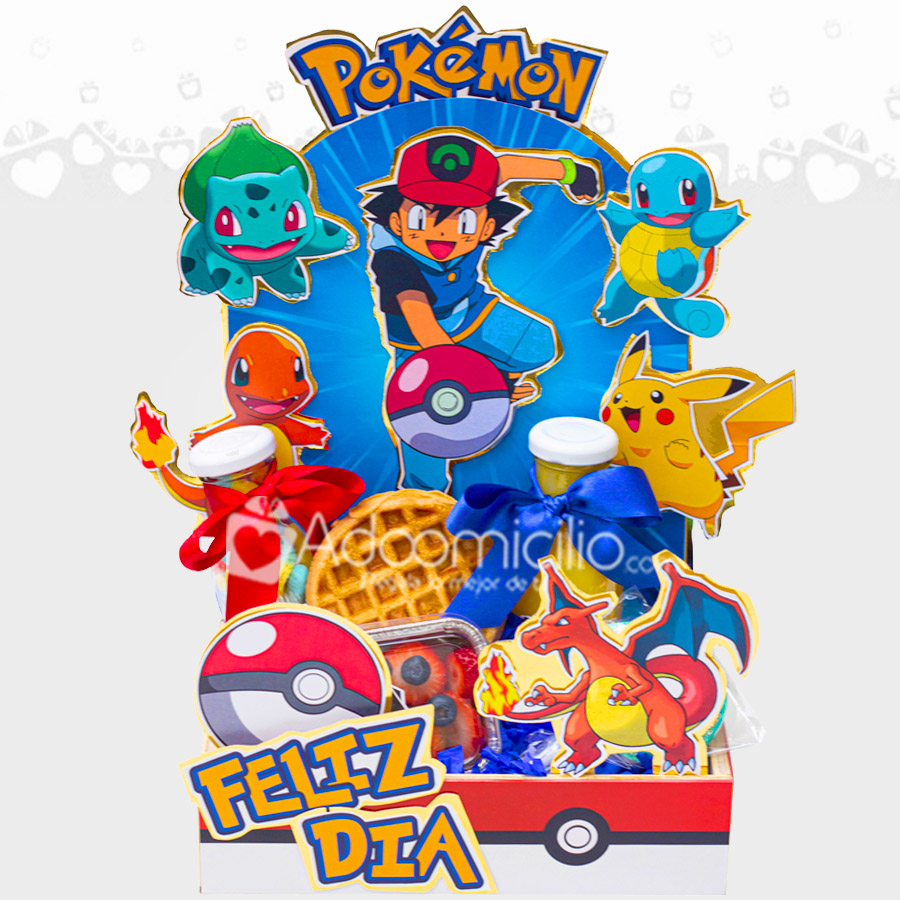  Desayuno Sorpresa Para Niño Temática Pokémon a Domicilio En Medellín Pedido Con Dos Dias De Anticipación 