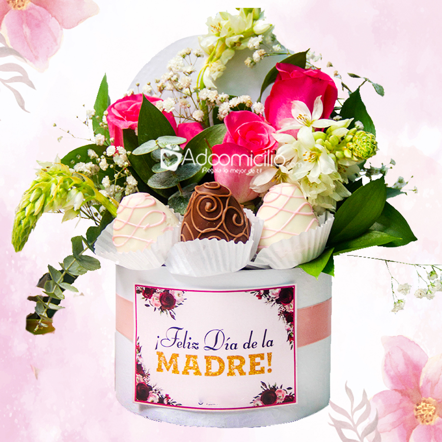 Rosas Y Fresas Con Chocolate Para Mamá A Domicilio En Medellín Pedido Con Dos Días De Anticipación 