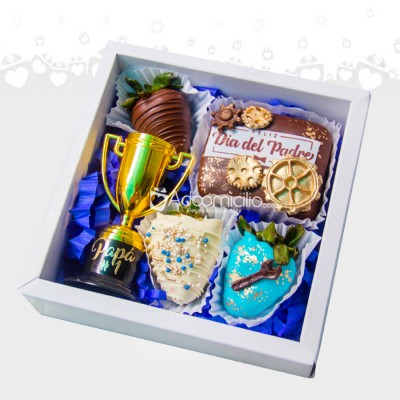 Regalo Con Brownie Para Papá A Domicilio En Medellín Pedido Con Dos Días De Anticipación 