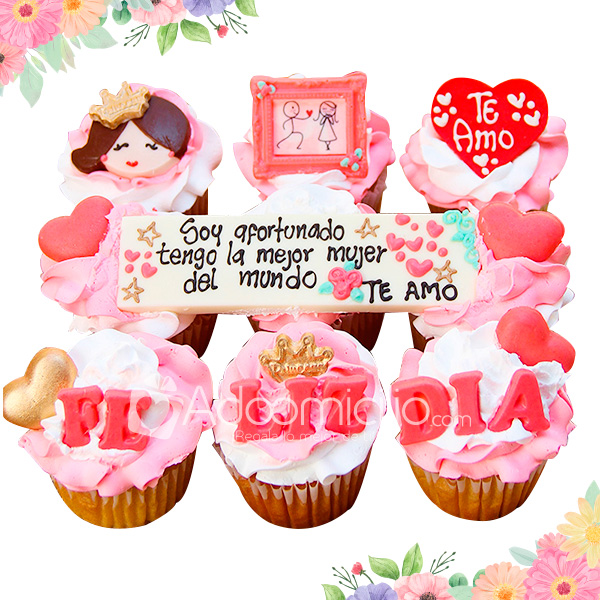Cupcakes x 9 Dia De La Mujer Regalos En Medellin A Domicilio Pedido Con Dos Días De Anticipación