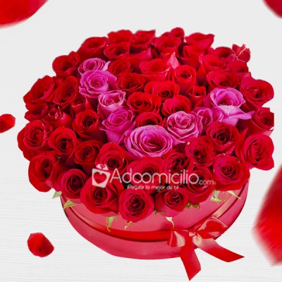 Arreglo Floral Con Rosas Para Amor Y Amistad A Domicilio En Bogotá Pedido Con Un Día De Anticipación 