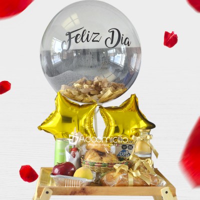 Desayuno Sorpesa Para Amor Y Amistad Con Globos A Domicilio En Bogotá Pedido Con Un Día De Anticipación 