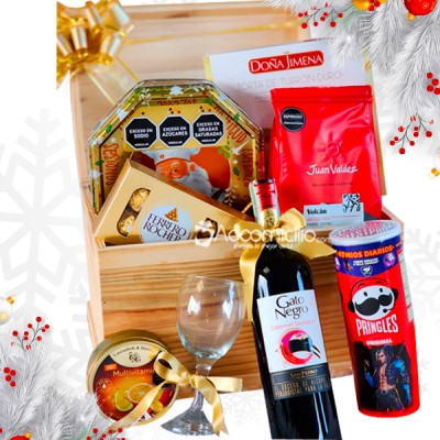 Ancheta Navideña En Baúl A Domicilio En Bogotá Pedido Con Un Día De Anticipación
