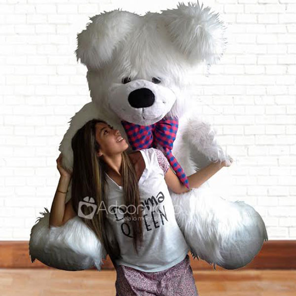 Peluches bogota Oso extragrande blanco amor 