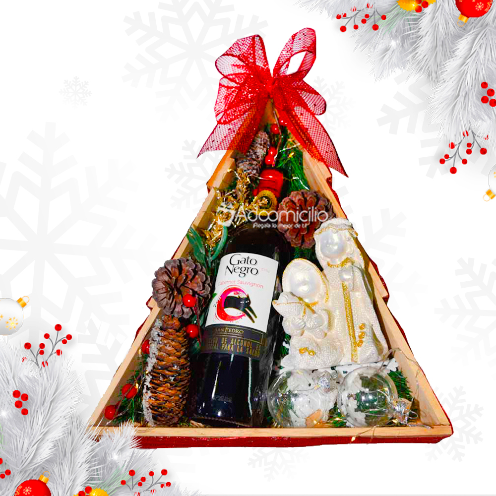 Regalo Navideño Con Vino A Domicilio En Medellín Pedido Con Un Día De Anticipación 