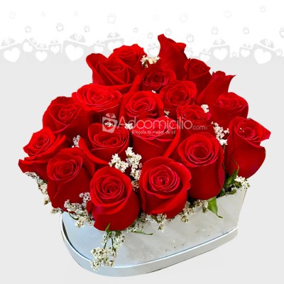 Corazón Con Rosas A Domicilio En Bucaramanga 