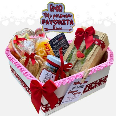 Desayuno Sorpresa Romane Regalo de amor y amistad  pedido con dos días de anticipación