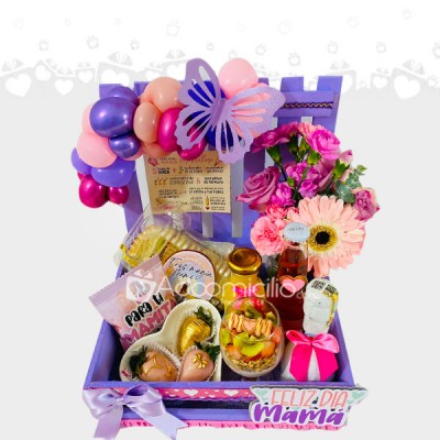 Desayuno Sorpresa Con Flores Para Mamá A Domicilio En Medellín Pedido Con 2 Días De Anticipación 