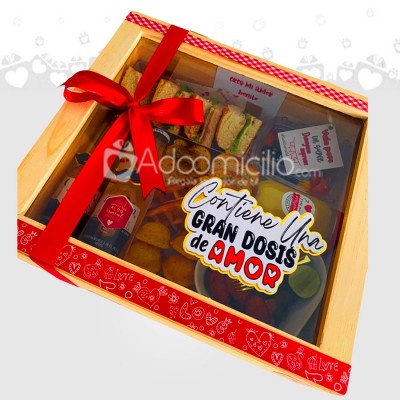 Desayuno Caja De Amor San Valentín a Domicilio Medellín Pedido Con Dos Días De Anticipación 