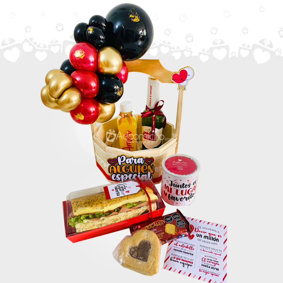 Desayuno Sorpresa Con Cerveza Para Amor Y Amistad A Domicilio En Medellín Pedido Con Dos Días De Anticipación 