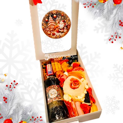 Tabla De Quesos Con Vino Para Navidad A Domicilio En Bogotá Pedido Con Un Día De Anticipación 