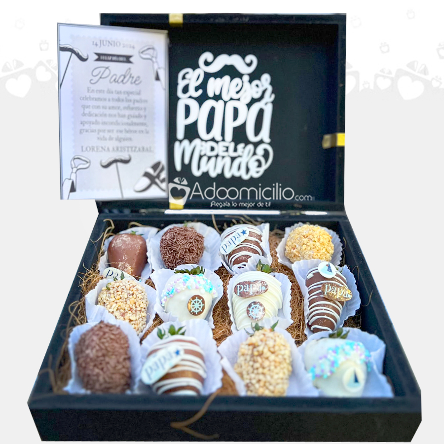 Fresas Con Chocolate Para Papá A Domicilio En Manizales Pedido Con Un Día De Anticipación 