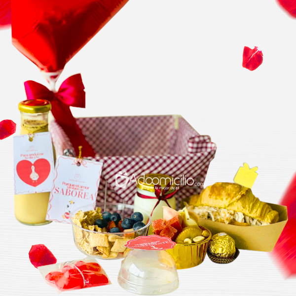 Desayuno Sorpresa Con Globo Para San Valentín A Domicilio En Armenia Pedido Con Un Día De Anticipación  