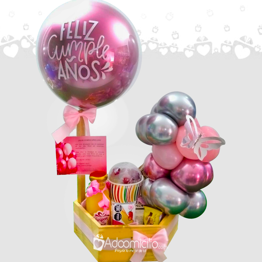 Desayuno Sorpresa De Cumpleaños Para Mujer A Domicilio En Cali Pedido Con Un Día De Anticipación 