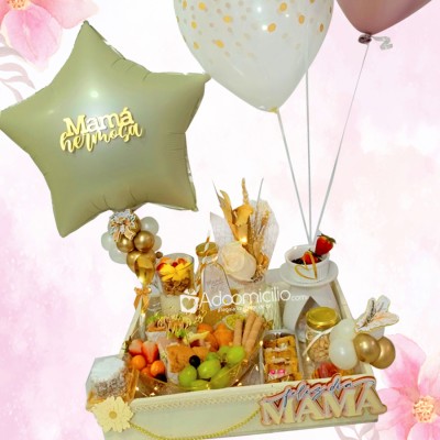 Super Desayuno Sorpresa Para El Día De La Madre Con Globos A Domicilio En Medellín Pedido Con Un Día De Anticipación 