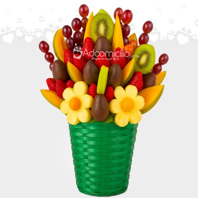 Ancheta De Fresas Con Chocolate A Domicilio En Barranquilla Pedido Con Un Día De Anticipación 