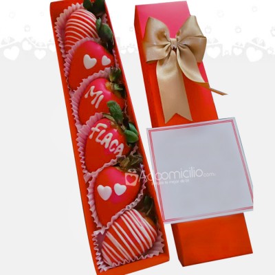 Fresas Con Chocolate X6 A Domicilio En Barranquilla Pedido Con Un Día De Anticipación 
