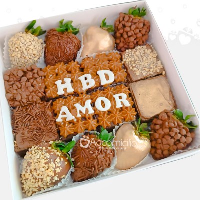Regalo De Fresas Con Chocolate HBD A Domicilio En Barraquilla Pedido Con Un Día De Anticipación 