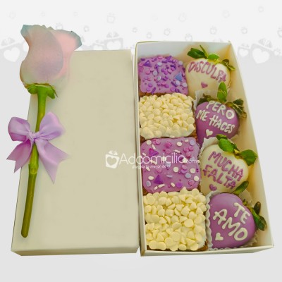 Fresas Con Chocolate Y Brownie Para Mujer A Domicilio En Barranquilla Pedido Con Un Día De Anticipación 