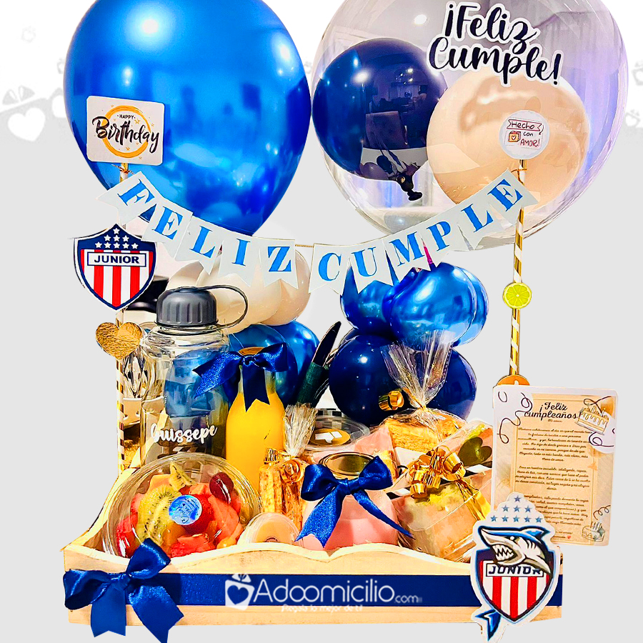 Desayuno Sorpresa Para Hombre Con Temática Del Junior A Domicilio En Barranquilla Pedido Con Un Día De Anticipación 