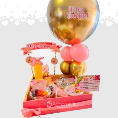 Desayuno Sorpresa Para Mujer Con Globos A Domicilio En Barranquilla Pedido Con Un Día De Anticipación 