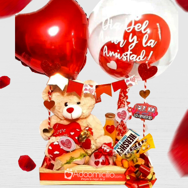 Desayuno Sorpresa Para Amor Y Amistad Con Peluche A Domicilio En Barranquilla Pedido Con Un Día De Anticipación